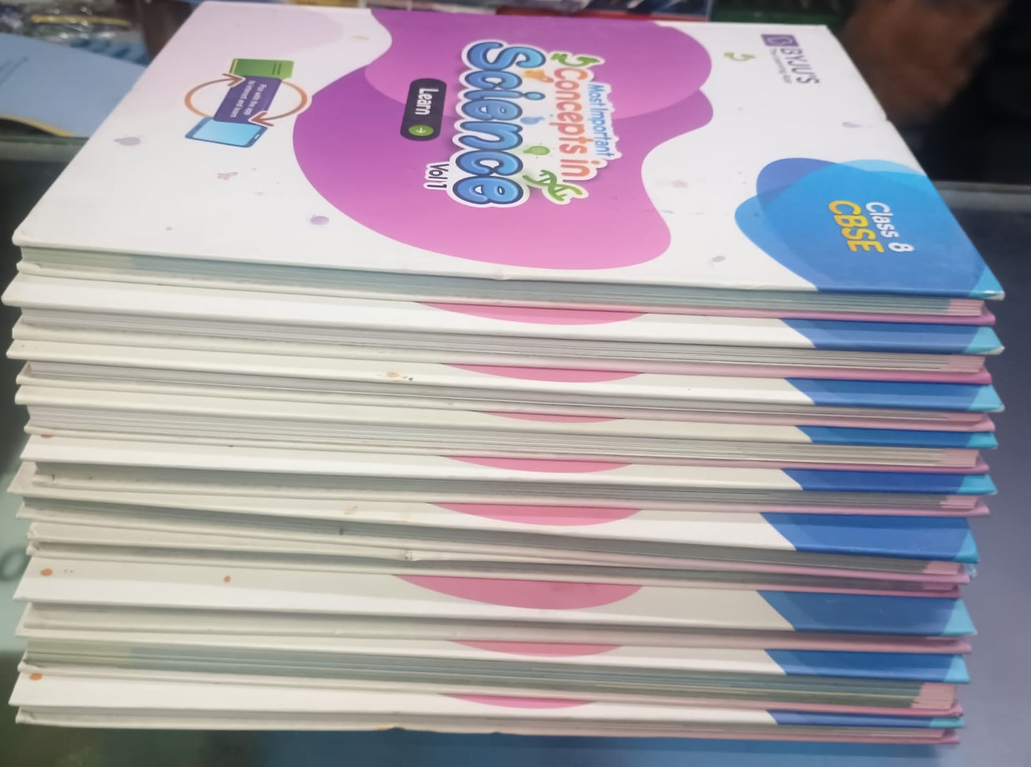 BYJUS Class 8 Study Material Hardcover Format | Color Printed Books