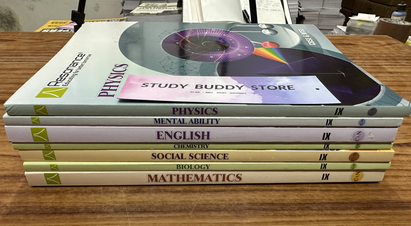 RESONANCE NEW Study Material for Class 9 | Foundation & Pre-NTSE