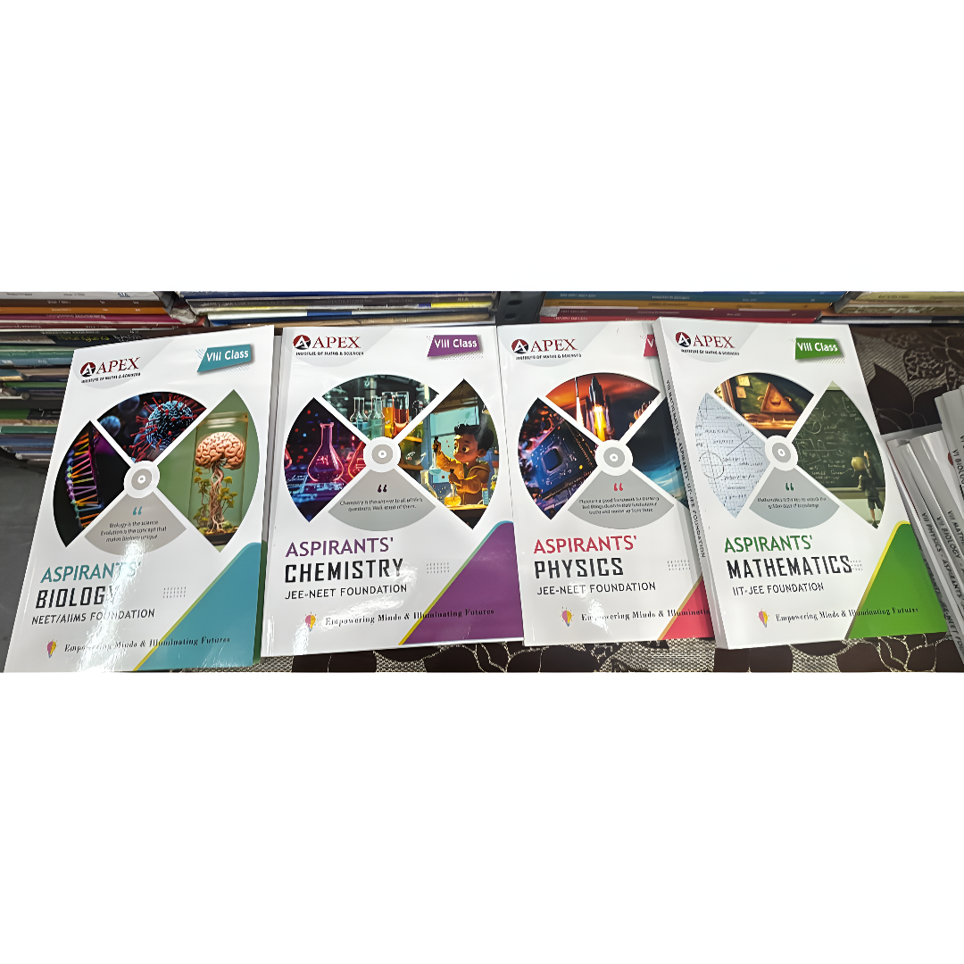 APEX Study Material for Class 8 | Maths & Science | IIT-JEE & NEET Foundation