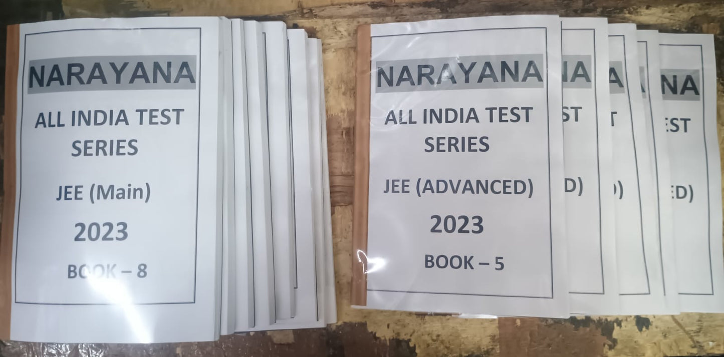 NARAYANA Test Series for JEE Mains + Advanced | 50+ Tests with Solutions