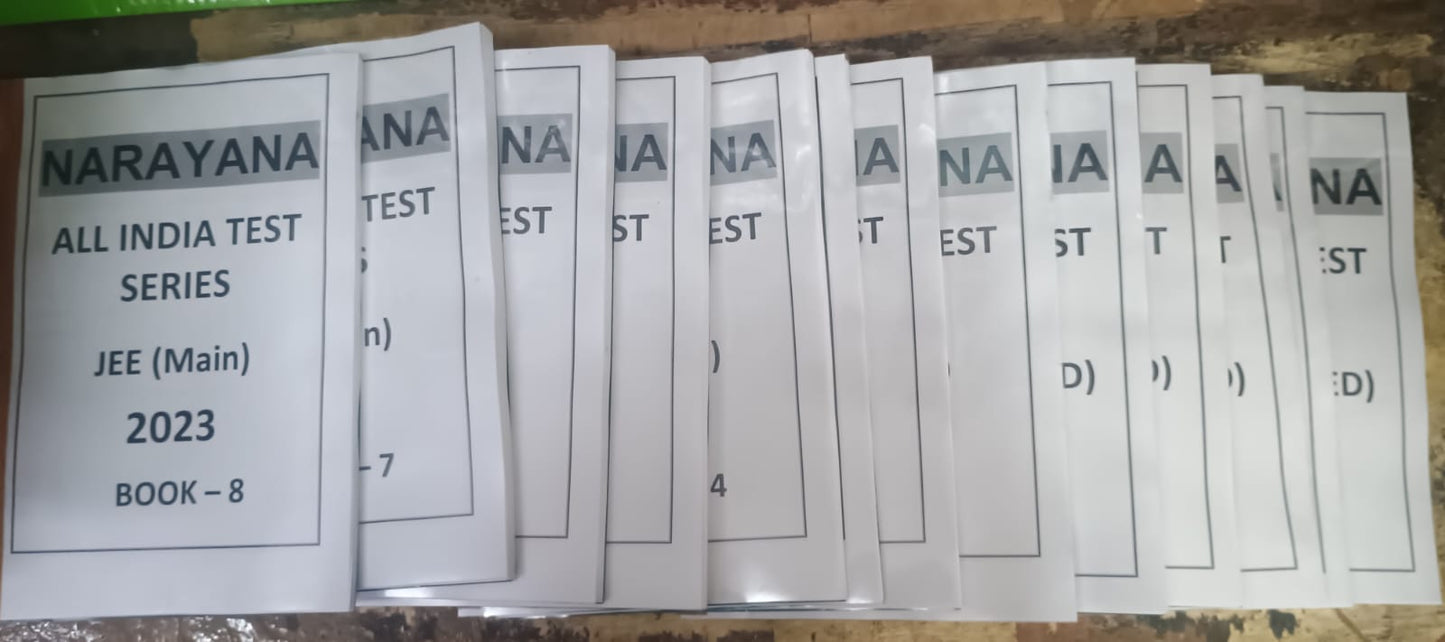NARAYANA Test Series for JEE Mains + Advanced | 50+ Tests with Solutions