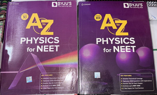 A to Z Physics for NEET | Combo for Class 11th & 12th