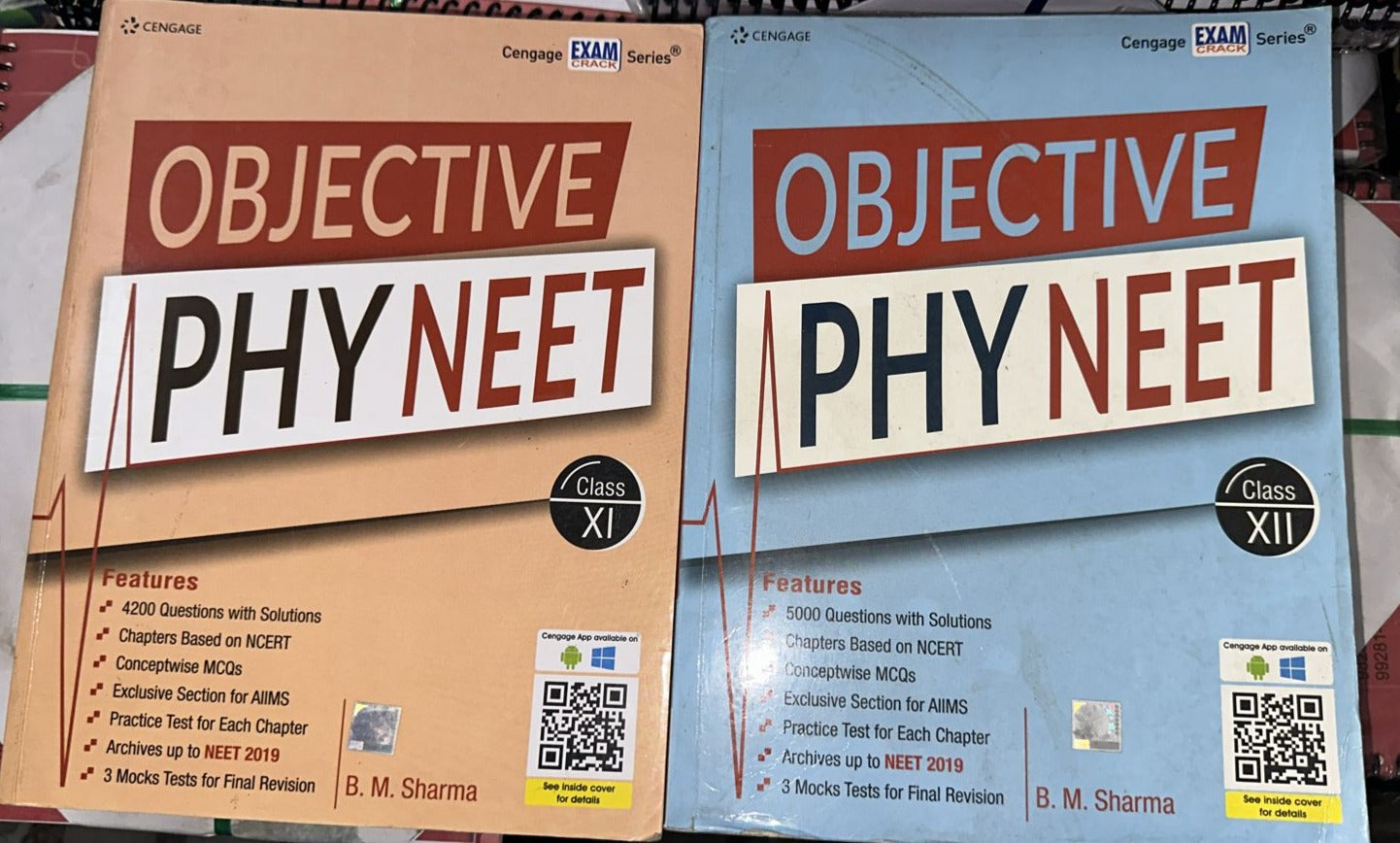 Cengage Objective Physics by BM Sharma for NEET | Combo of 2 books (Like New)
