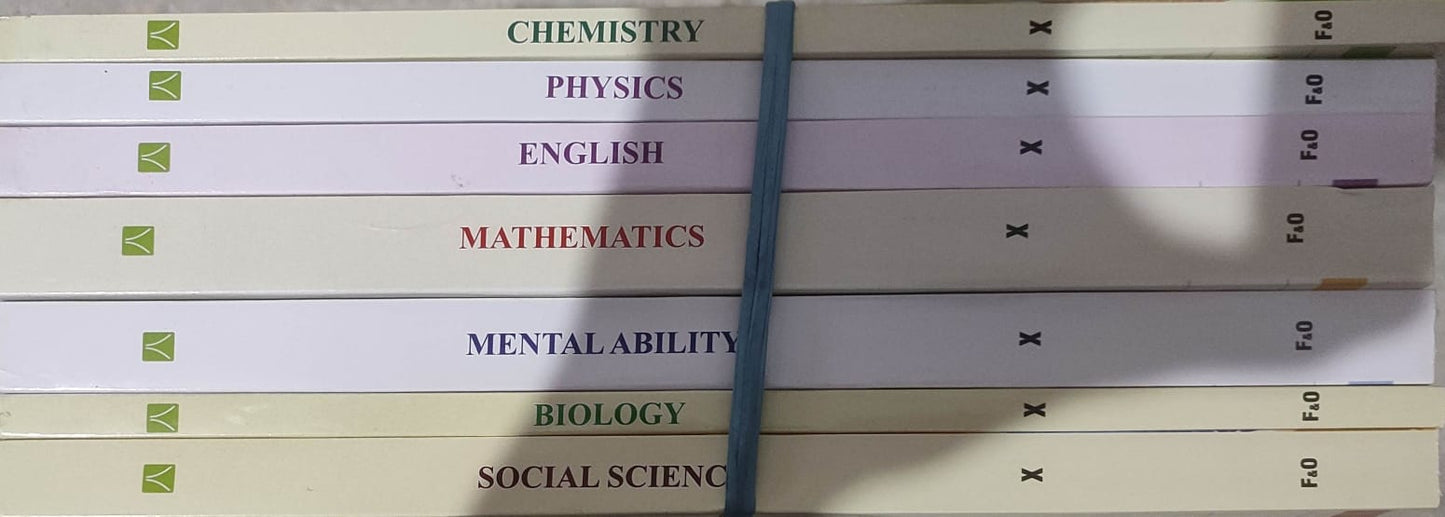 RESONANCE NEW Study Material for Class 10 | Foundation & Pre-NTSE | Set of 7 Books Combo