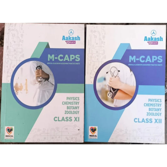 AAKASH M-CAPS For NEET | Combo of 2 books for Classes 11th + 12th