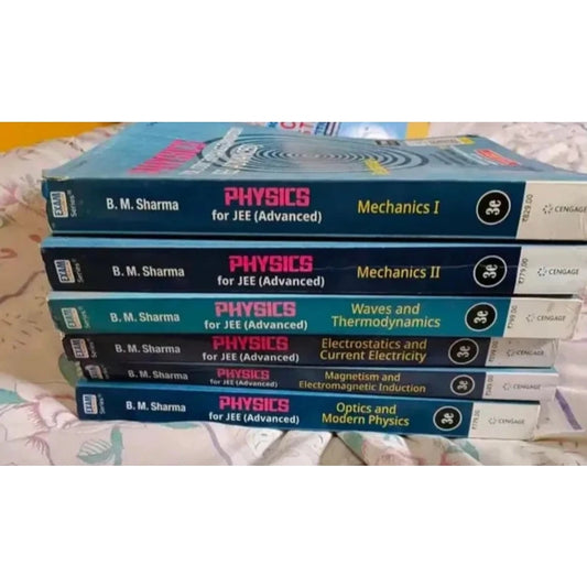 Cengage JEE Advanced Physics by BM Sharma | Set of 6 Books (Like New)