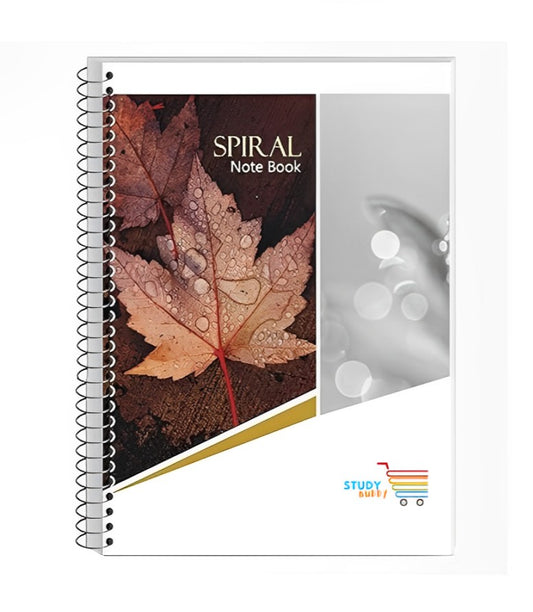Premium 500 Pages Single Line Ruled Spiral Register Notebook (Single Line Pages) | Set of 3 Notebooks
