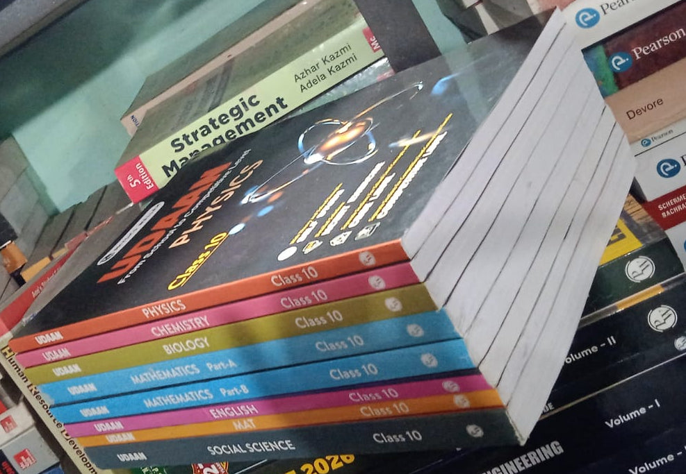 Physics Wallah PW Udaan For Class 10 Complete Bookset  | Combo Set of 8 Books [2025 Edition] | Physics, Chemistry, Mathematics Part A & B, Biology, English, MAT, Social Science