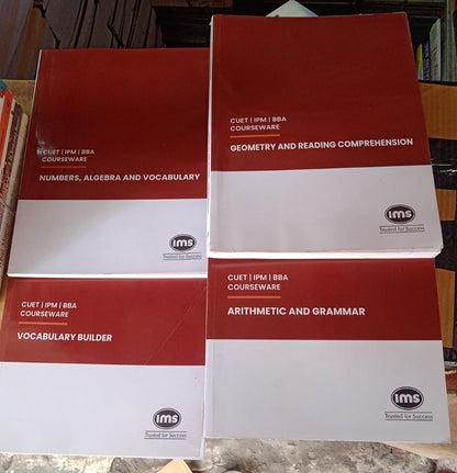 IMS Study Material for CUET / IPM / BBA | Combo of 4 books | Latest 2024 Ed. [NEW]