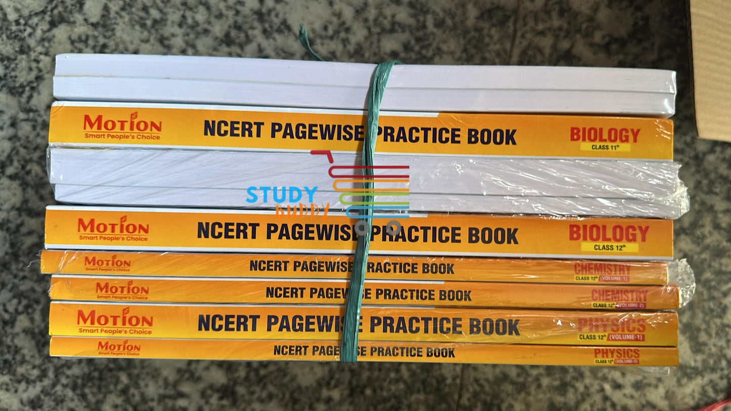 Motion NCERT Pagewise Practice Book | Latest 2025 Edition
