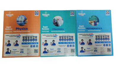 AAKASH Latest Rapid Revision & Formula Bank for IIT-JEE | Physics, Chemistry, Mathematics