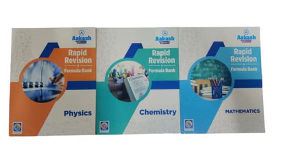 AAKASH Latest Rapid Revision & Formula Bank for IIT-JEE | Physics, Chemistry, Mathematics