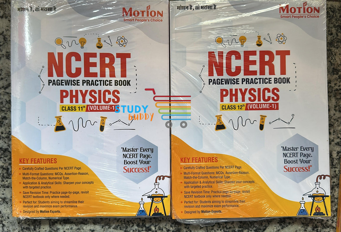 Motion NCERT Pagewise Practice Book | Latest 2025 Edition