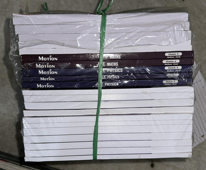 MOTION Hindi Medium IIT-JEE Study Material [2025 Ed.] | Physics, Chemistry, Mathematics | Class 11 & 12