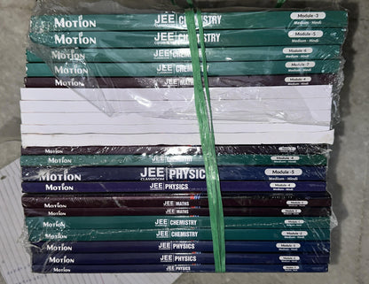 MOTION Hindi Medium IIT-JEE Study Material [2025 Ed.] | Physics, Chemistry, Mathematics | Class 11 & 12