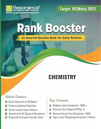 RESONANCE Rank Booster [2025 Edition] -Question Bank for Quick Revision For JEE- MAINS