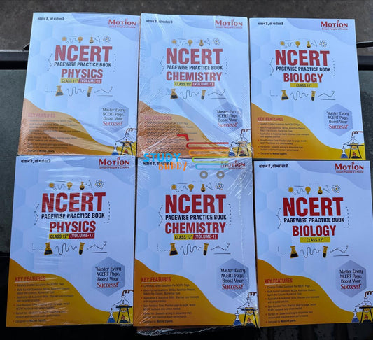 Motion NCERT Pagewise Practice Book | Latest 2025 Edition
