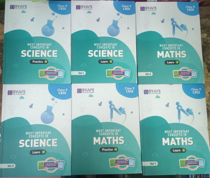 BYJUS Class 9 Study Material Hardcover Format | Color Printed Books