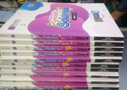 BYJUS Class 8 Study Material Hardcover Format | Color Printed Books