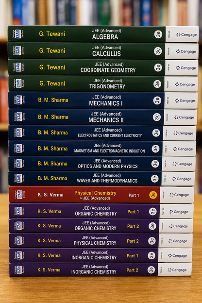 Complete Cengage JEE Mains + Advanced Combo Set [Maths + Physics + Chemistry | Latest 3rd Edition |