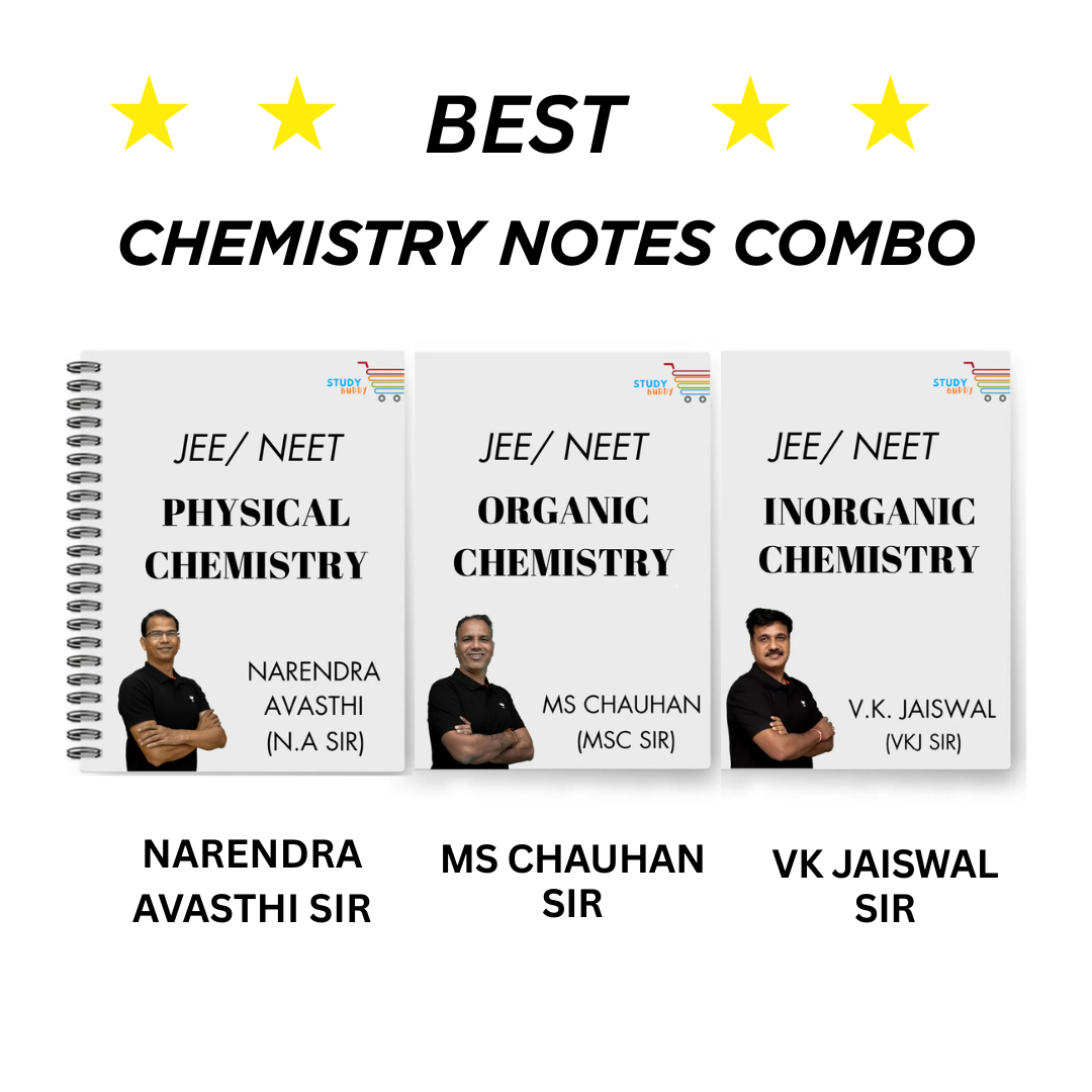 JEE/NEET Best Chemistry Handwritten Notes Combo | Narendra Avasthi Sir, MS Chauhan Sir, VK Jaiswal Sir