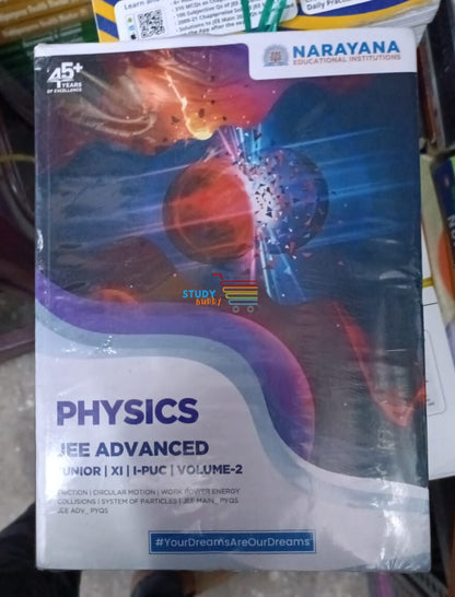 NARAYANA [2025 Ed.] Latest JEE ADVANCED Study Material for IIT-JEE (45+ Years) | Class 11 and 12 | Physics, Chemistry, Mathematics