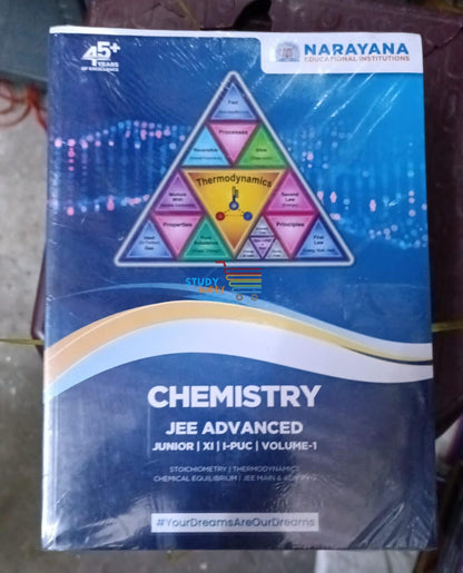 NARAYANA [2025 Ed.] Latest JEE ADVANCED Study Material for IIT-JEE (45+ Years) | Class 11 and 12 | Physics, Chemistry, Mathematics