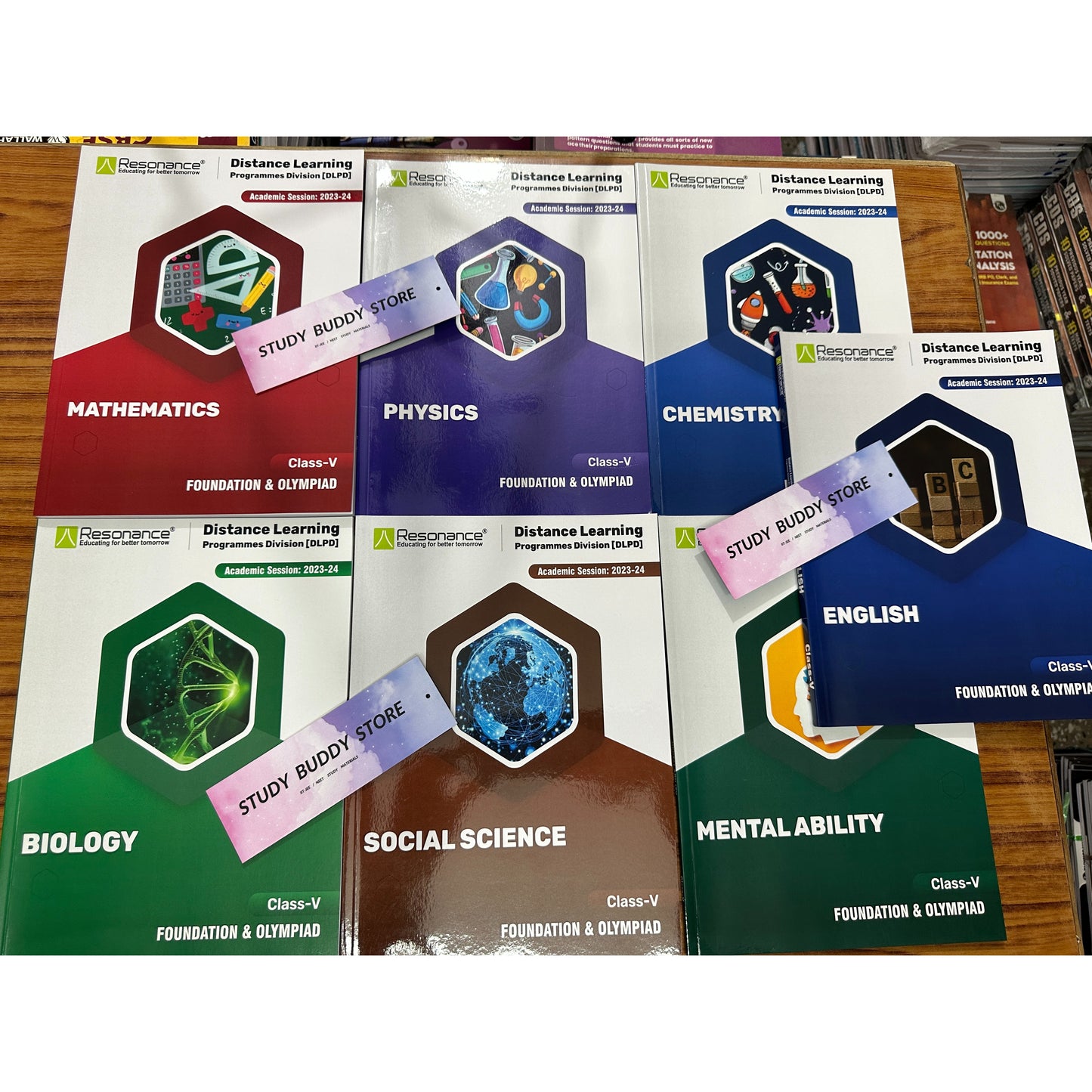 RESONANCE [2024 Ed.] Latest Study Material for Class 5 | Foundation & Olympiad | Set of 7 Books Combo