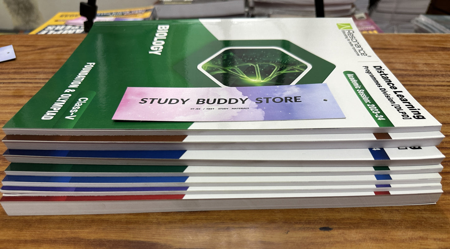 RESONANCE [2024 Ed.] Latest Study Material for Class 5 | Foundation & Olympiad | Set of 7 Books Combo