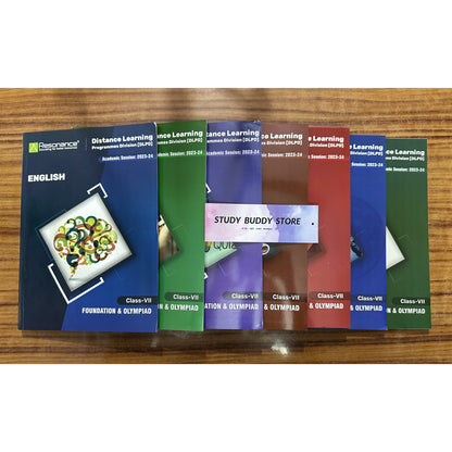 RESONANCE [2024 Ed.] Latest Study Material for Class 7 | Foundation & Olympiad | Set of 7 Books Combo