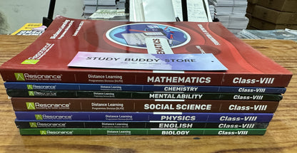 RESONANCE [2024 Ed.] Study Material for Class 8 | Foundation & Olympiad | Set of 7 Books Combo