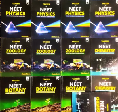 PW YAKEEN for NEET - Droppers Study Material Physics, Chemistry, Botany & Zoology