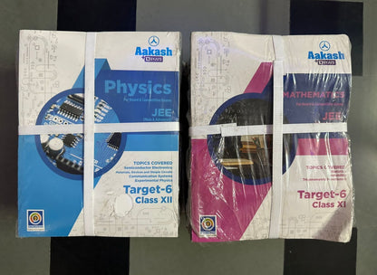 AAKASH [2024 Ed.] Study Material for IIT-JEE & Boards | Physics, Chemistry, Mathematics | Class 11 and 12 | Complete Package Of 36 Books