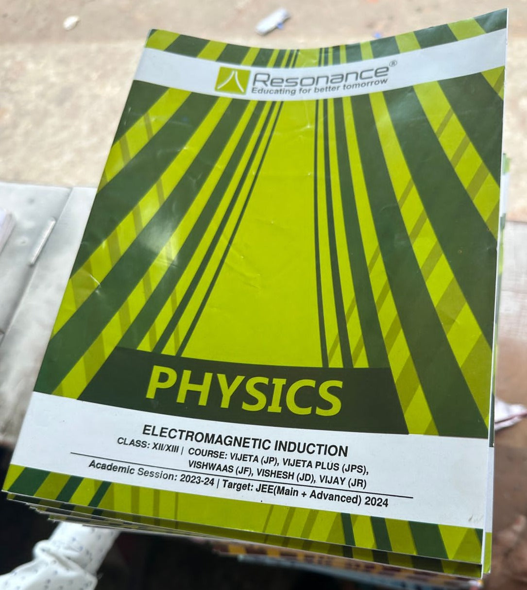 RESONANCE [2024 Ed.] Study Material for IIT-JEE | Classroom Modules