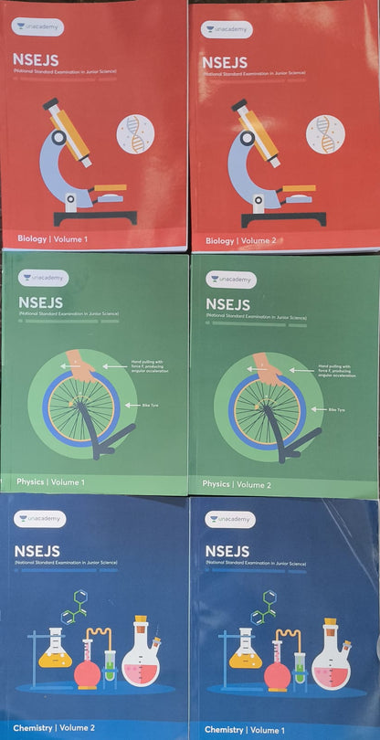 NSEJS Complete Study Material Set (Biology, Physics, Chemistry) – By Unacademy