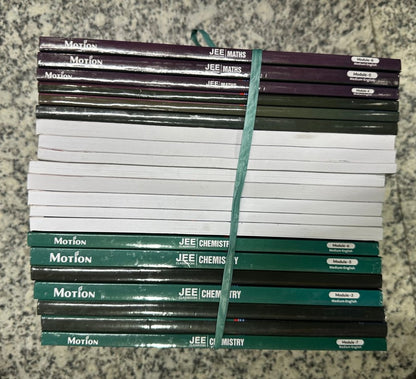 MOTION [2025 Ed.] IIT-JEE Latest Updated Study Material | Physics, Chemistry, Mathematics | Class 11 and 12 | Colored Printed Books