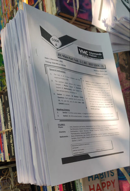 Vidyamandir Classes (VMC) Complete JEE Study Material + Test Series