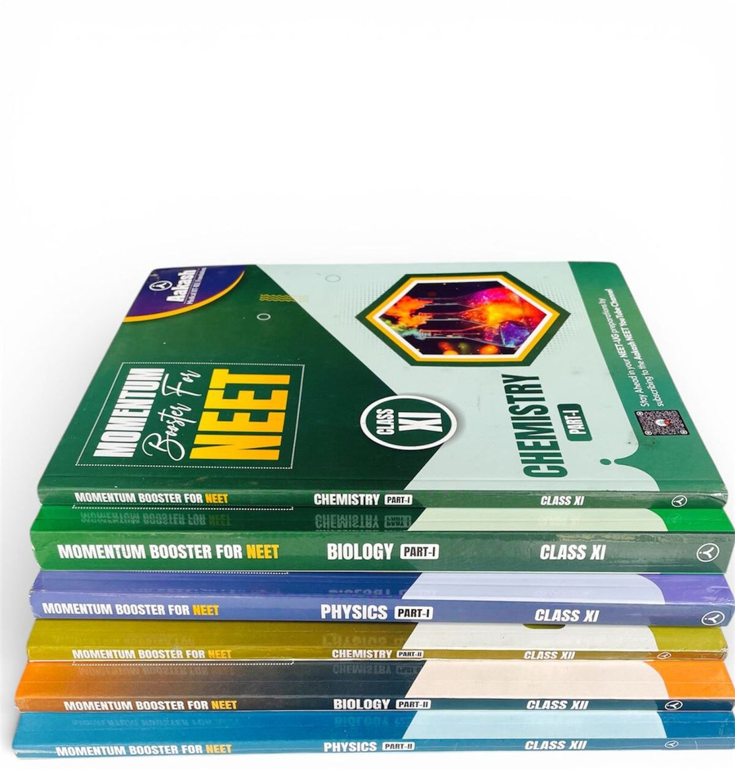 Aakash  [2026 Ed.] Momentum Booster NEET for Class 11 & 12 | Physics, Chemistry, Biology | Part 1 & 2 | NEET UG Study Material