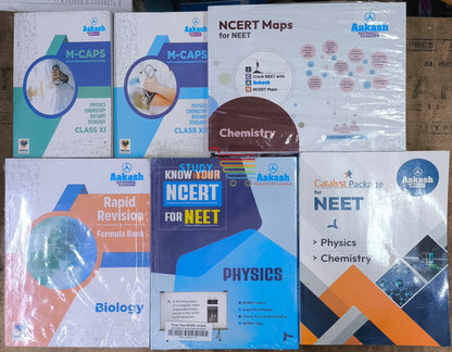 AAKASH Latest Extra Books for NEET | Combo of 15 books | Class 11 and 12