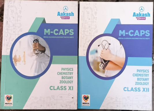 AAKASH M-CAPS For NEET | Combo of 2 books for Classes 11th + 12th
