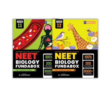 Biology Fundabox Combo - Class 11 + Class 12 | NEET UG / CBSE | NEET 2025 | Dr. Anand Mani | Fundabox | According to latest NTA Syllabus | Medical Entrance