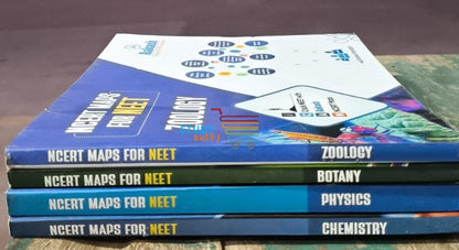 AAKASH [2025 Ed] NCERT Maps for NEET | Set of 4 books Combo