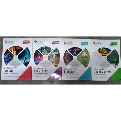 APEX Study Material for Class 9 | Maths & Science | IIT-JEE & NEET Foundation