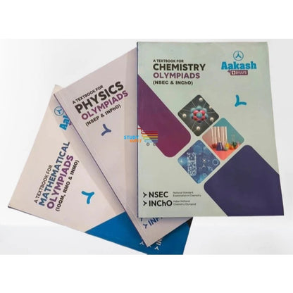 AAKASH Latest Olympiad Books for Physics, Chemistry, Mathematics | For National Level Olympiads