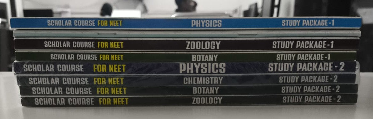 AAKASH Latest Scholar Course for NEET | Combo of 8 Books | Physics, Chemistry, Biology