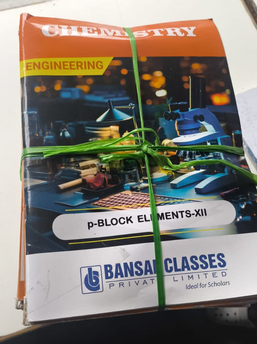 BANSAL CLASSES [2025 Ed.] Study Material for IIT-JEE | Physics, Chemistry, Mathematics | Class 11 & 12