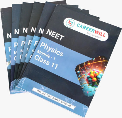 Careerwill NEET Study Module Set (English Medium) | Complete Syllabus 11th+12th | 23 Modules | 4200+ Pages | MindMaps | Updated with Latest NTA pattern 2026 | Designed by Kota Best NEET faculties