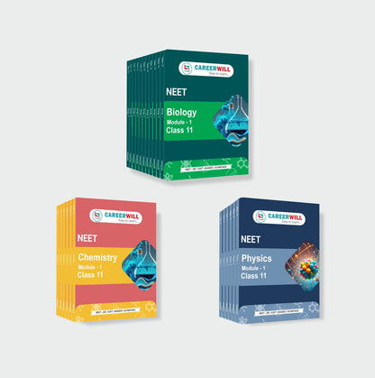 Careerwill NEET Study Module Set (English Medium) | Complete Syllabus 11th+12th | 23 Modules | 4200+ Pages | MindMaps | Updated with Latest NTA pattern 2026 | Designed by Kota Best NEET faculties