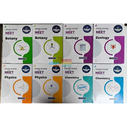 AAKASH [2024 Ed.] Latest Crash Course for NEET | Combo of 8 books for PCB