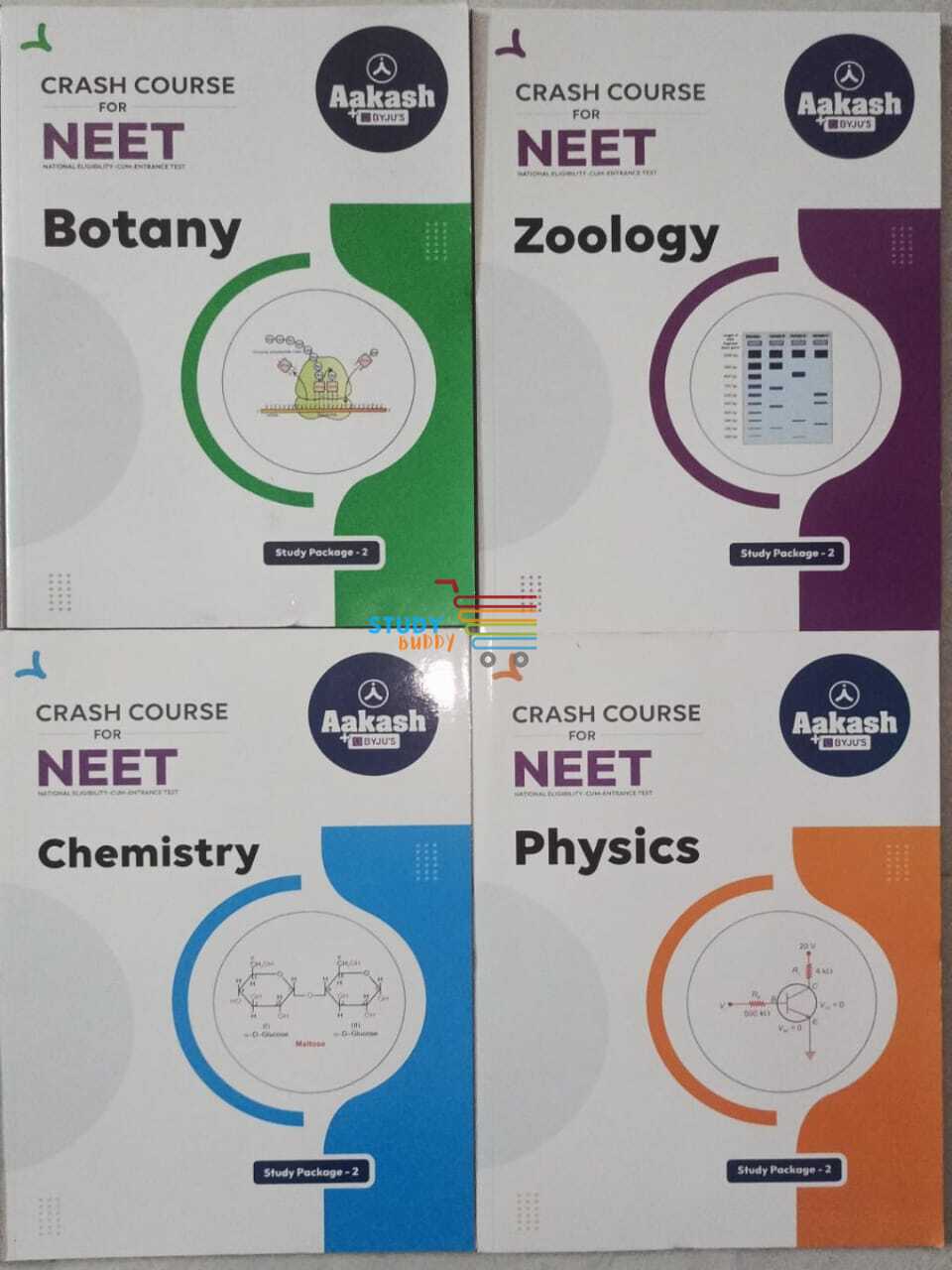 AAKASH [2024 Ed.] Latest Crash Course for NEET | Combo of 8 books for PCB